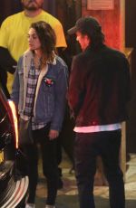 MILA KUNIS and Ashton Kutcher at Saddle Ranch in West Hollywood 02/26/2020