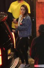 MILA KUNIS and Ashton Kutcher at Saddle Ranch in West Hollywood 02/26/2020