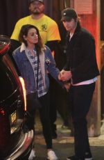 MILA KUNIS and Ashton Kutcher at Saddle Ranch in West Hollywood 02/26/2020