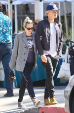 MILEY CYRUS and Cody Simpson Out Shopping in Calabasas 02/15/2020