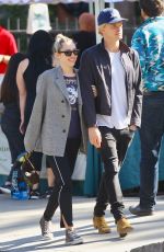 MILEY CYRUS and Cody Simpson Out Shopping in Calabasas 02/15/2020