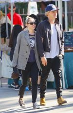 MILEY CYRUS and Cody Simpson Out Shopping in Calabasas 02/15/2020