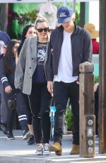 MILEY CYRUS and Cody Simpson Out Shopping in Calabasas 02/15/2020