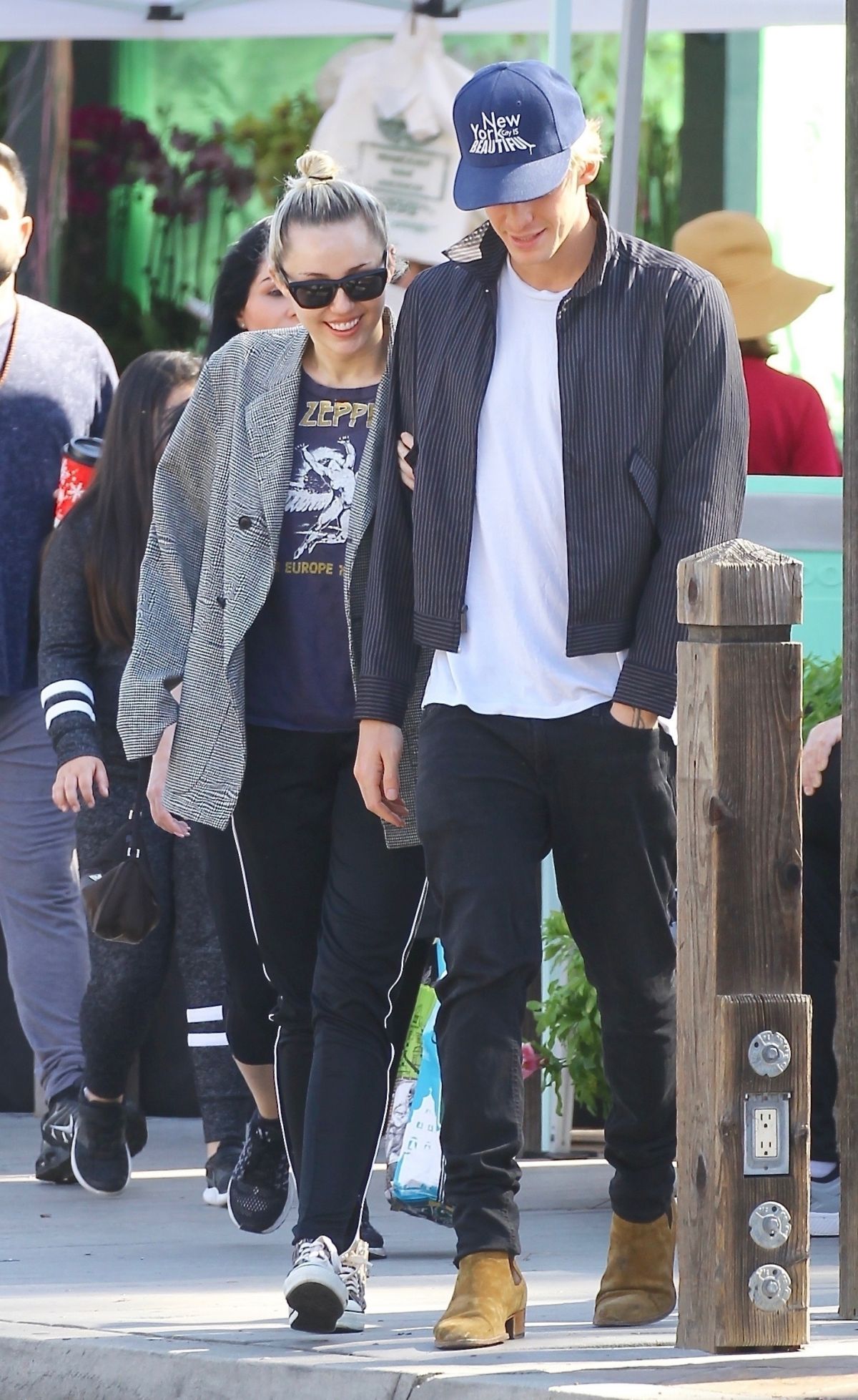 MILEY CYRUS and Cody Simpson Out Shopping in Calabasas 02/15/2020 ...