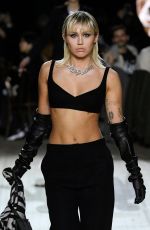 MILEY CYRUS at Marc Jacobs Runway Show at New York Fashion Week 02/12/2020