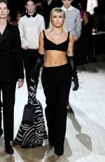 MILEY CYRUS at Marc Jacobs Runway Show at New York Fashion Week 02/12/2020