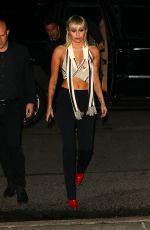 MILEY CYRUS Leaves Bowery Hotel in New York 02/12/2020