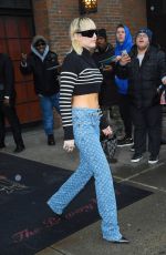 MILEY CYRUS Leaves Her Hotel in New York 02/13/2020