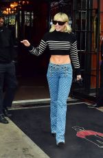MILEY CYRUS Leaves Her Hotel in New York 02/13/2020