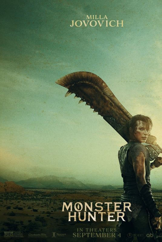 MILLA JOVOVICH - Monster Hunter Poster and Promo, 2020