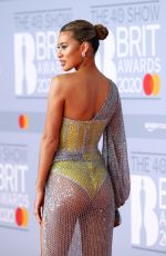 MONTANA BROWN at Brit Awards 2020 in London 02/18/2020