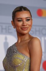 MONTANA BROWN at Brit Awards 2020 in London 02/18/2020