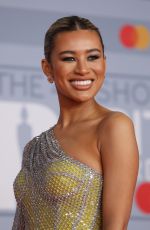 MONTANA BROWN at Brit Awards 2020 in London 02/18/2020