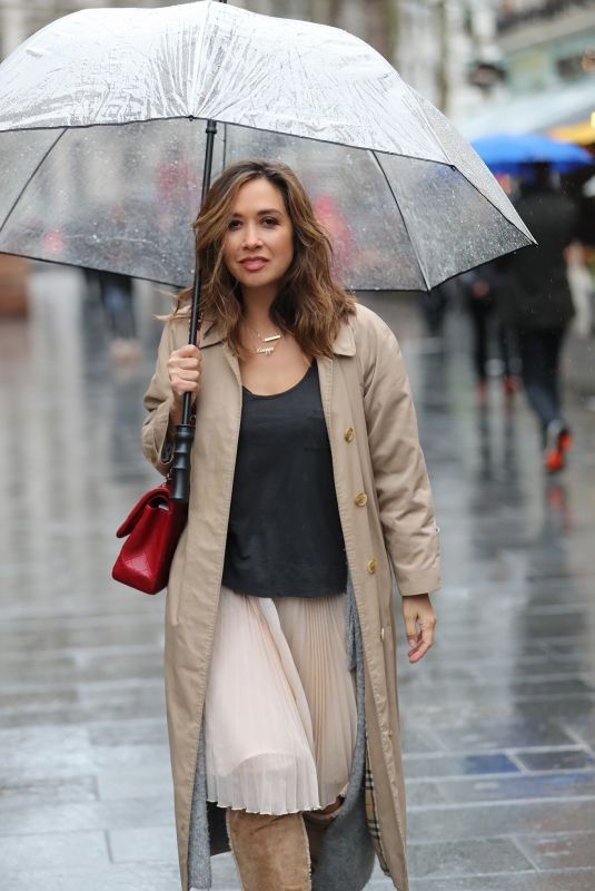 MYLEENE KLASS Arrives at Global Office in London 02/28/2020