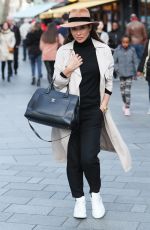 MYLEENE KLASS Arrives at Global Studios in London 02/01/2020