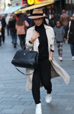 MYLEENE KLASS Arrives at Global Studios in London 02/01/2020