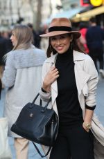 MYLEENE KLASS Arrives at Global Studios in London 02/01/2020