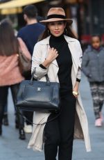 MYLEENE KLASS Arrives at Global Studios in London 02/01/2020