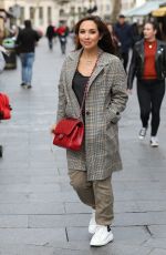 MYLEENE KLASS Arrives at Smooth Radio in London 02/23/2020