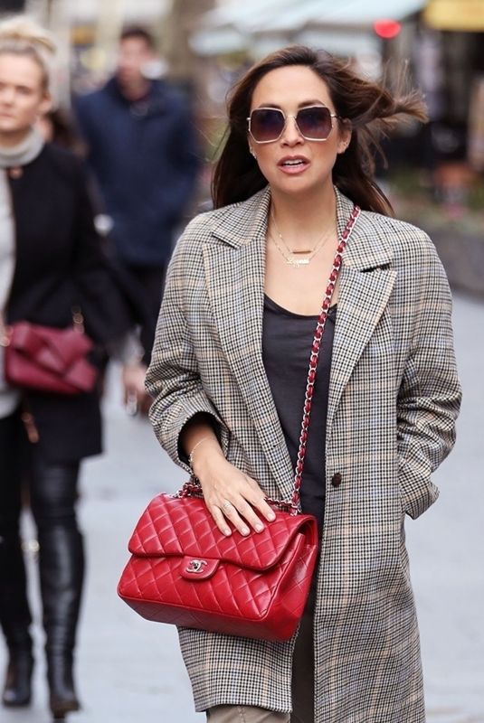 MYLEENE KLASS Arrives at Smooth Radio in London 02/23/2020