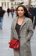 MYLEENE KLASS Arrives at Smooth Radio in London 02/23/2020