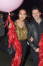 MYLEENE KLASS Leaves Soho House in London 02/04/2020