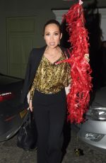 MYLEENE KLASS Leaves Soho House in London 02/04/2020