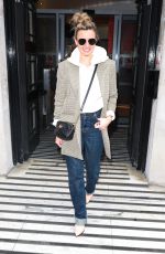 NADINE COYLE Leaves BBC Studios in London 02/08/2020