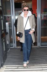 NADINE COYLE Leaves BBC Studios in London 02/08/2020