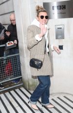 NADINE COYLE Leaves BBC Studios in London 02/08/2020