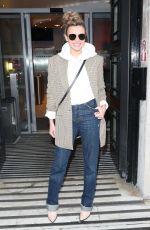 NADINE COYLE Leaves BBC Studios in London 02/08/2020
