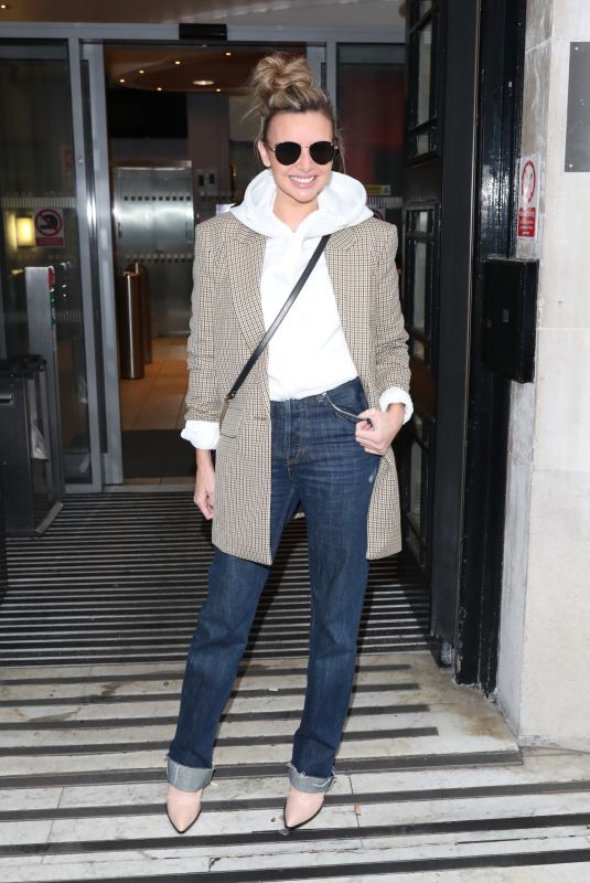 NADINE COYLE Leaves BBC Studios in London 02/08/2020