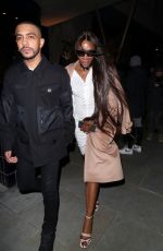NAOMI CAMPBELL Arrives at Love Magazine Party in London 02/17/2020