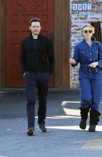 NATALIE DORMER and David Oakes Out for Dinner in Los Angeles 02/08/2020