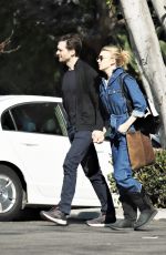 NATALIE DORMER and David Oakes Out for Dinner in Los Angeles 02/08/2020