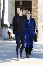 NATALIE DORMER and David Oakes Out for Dinner in Los Angeles 02/08/2020