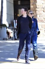 NATALIE DORMER and David Oakes Out for Dinner in Los Angeles 02/08/2020