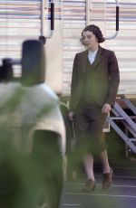 NATALIE DORMER on the Set of Penny Dreadful: City of Angels in Los Angeles 02/20/2020