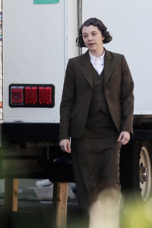 NATALIE DORMER on the Set of Penny Dreadful: City of Angels in Los Angeles 02/20/2020