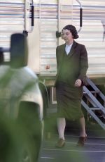 NATALIE DORMER on the Set of Penny Dreadful: City of Angels in Los Angeles 02/20/2020
