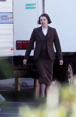 NATALIE DORMER on the Set of Penny Dreadful: City of Angels in Los Angeles 02/20/2020