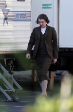 NATALIE DORMER on the Set of Penny Dreadful: City of Angels in Los Angeles 02/20/2020