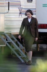 NATALIE DORMER on the Set of Penny Dreadful: City of Angels in Los Angeles 02/20/2020