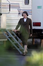 NATALIE DORMER on the Set of Penny Dreadful: City of Angels in Los Angeles 02/20/2020