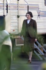 NATALIE DORMER on the Set of Penny Dreadful: City of Angels in Los Angeles 02/20/2020