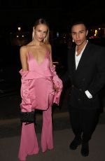 NATASHA POLY Arrives at Harper