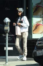 NAYA RIVERA Shopping at Agent Provocateur in Los Angeles 02/14/2020