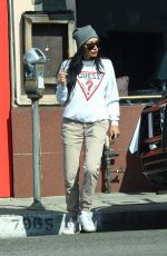 NAYA RIVERA Shopping at Agent Provocateur in Los Angeles 02/14/2020