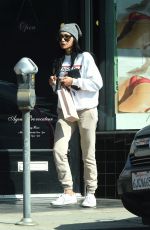 NAYA RIVERA Shopping at Agent Provocateur in Los Angeles 02/14/2020