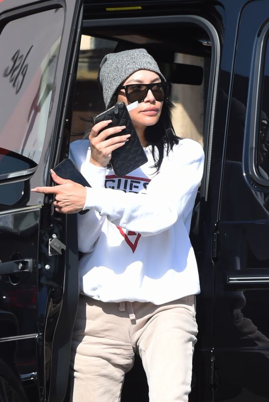 NAYA RIVERA Shopping at Agent Provocateur in Los Angeles 02/14/2020